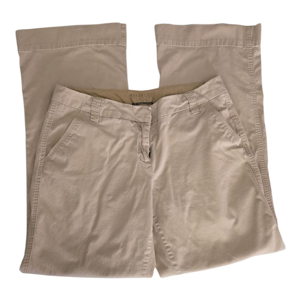 New York & Company Manhatton Chicos Beige Trousers SZ 10 AVERAGE
